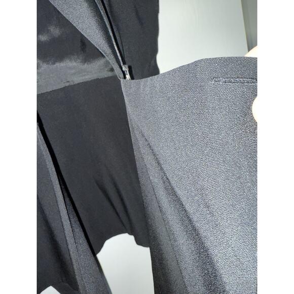 RDM by Rue du Mail Chic Sexy Black Clubwear Leather Zip Front Vest size 40 - Picture 5 of 11